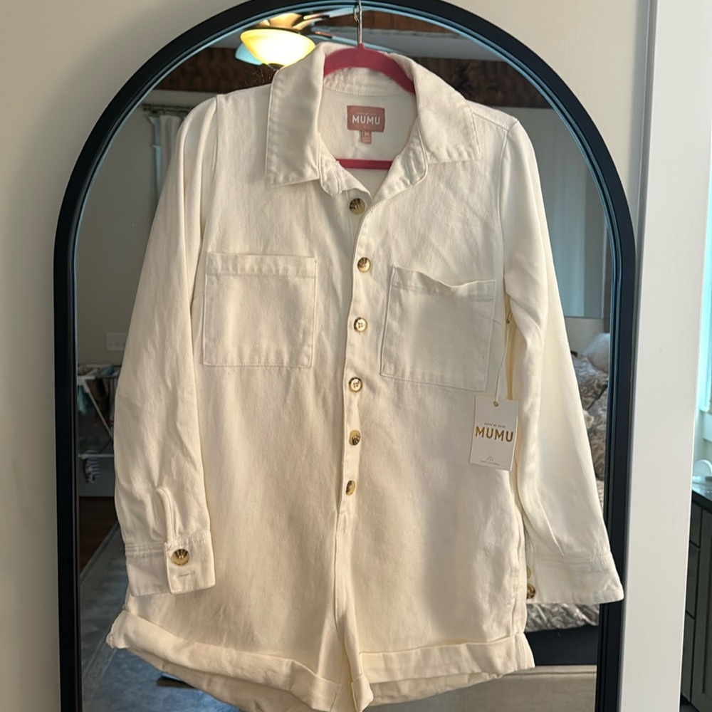 Show Me Your Mumu White Romper